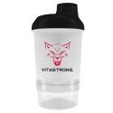 LÄPINÄKYMÄTÖN MUSTA SHAKER 300ml +150ml